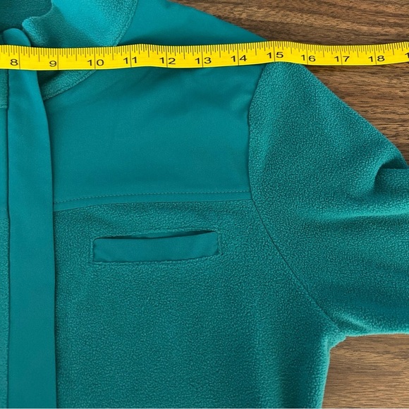 SCRUBLETICS Teal Women's fleece Jacket S - Picture 8 of 11